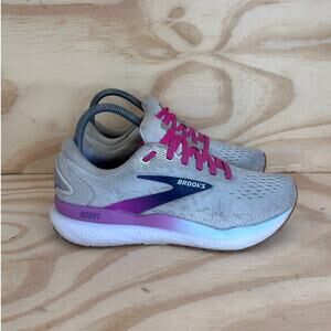 Brooks - Ghost 16 - Running Shoes - Gray/Pink - Women's - 7.5(B) - 1204071B175
